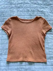 American Eagle Textured Baby Tee