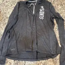 Nike Gray Saints Women's Hoodie