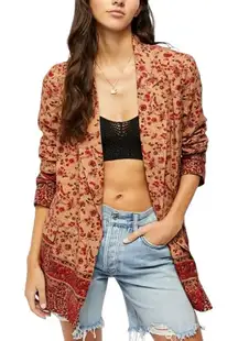 Free People - Bellflower Bohemian Oversized Blazer Sz S
