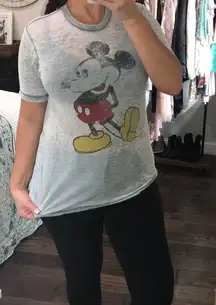 Disney  small burnout Mickey Mouse T-shirt