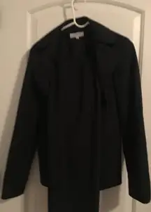 Nine West Women's 2 Piece Pinstripe Pant Suit Set Outfit Size 8 Multi-Color