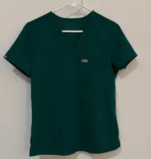 Figs Green V-Neck Scrub Top Only