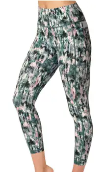 NWOT Sweaty Betty 7/8 Super Sculpt Leggings Floral Size Large