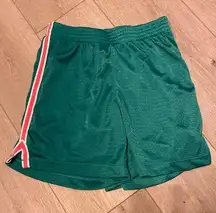 Champion XS Athletic Shorts Green and Pink