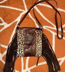 Upcycled Fringe Cowgirl Crossbody Purse