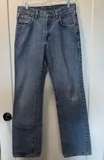 Vintage Y2K Lucky Brand Women's 204 Longline Bootleg‎ Bootcut Jean Light Wash 29