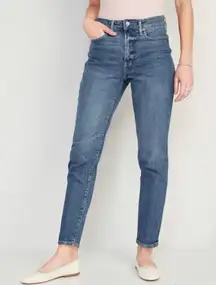 Old Navy OG Straight High Rise Ankle‎ Jeans Blue 12 Mom