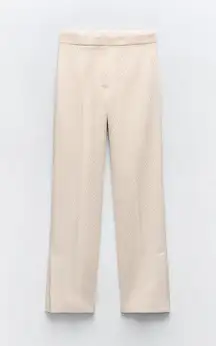 ZARA High Waist Wide Leg Pants