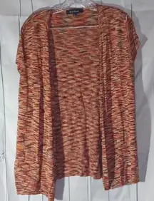 Evan-Picone short sleeve open front Cardigan sweater