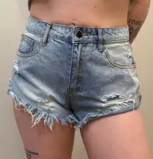 Distressed Jean Shorts 