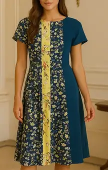 Acne Studios Jovna Floral Midi Dress