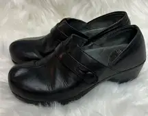 Dansko Heeled Clogs Leather Black EU37 B47