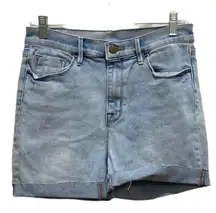 BDG URBAN OUTFITTERS  Crop Twig High Rise Denim Shorts 29W Light Wash Medium