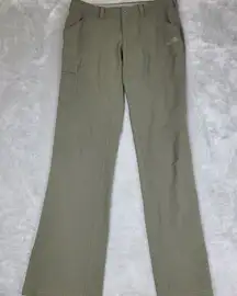 The North Face Pants Womens 8‎ Gray Hiking Outdoors Nylon Lightweight Cargo