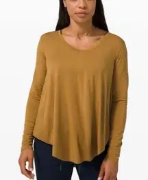 Lululemon Up For Down Time Long Sleeve Top Sz 8