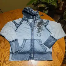 Sinful by Affliction Y2K 2000s Hoodie Size Large