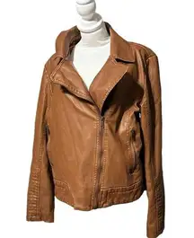 Universal Thread women's size medium faux brown leather jacket