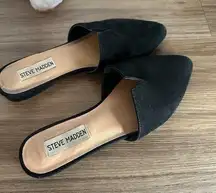 Ally Suede Slip On Mules - 6M