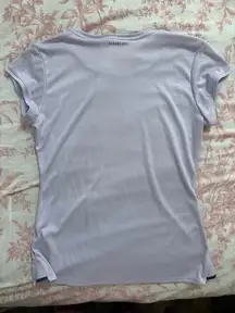 Purple Adidas Athletic Top Short Sleeve