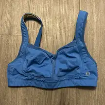 Lululemon Ta Ta Tamer Sports Bra Porcelain Blue