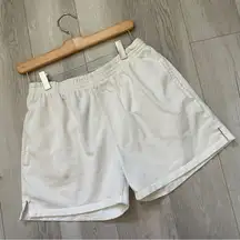Brandy Melville Shorts cotton thick sweat womens White (one size) lounge casual