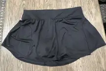 Adidas Skort Women Large Black Heat Dry Tennis Golf Athletic