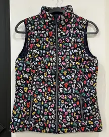 Joules Women’s Snug Gilet Multicolor Print Packable Puffer Vest UK 10 US 6