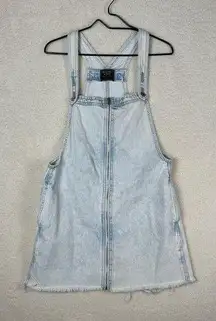 Abercrombie & Fitch Y2K Denim Jumper Overall Skirt Preppy