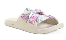 Chacos Chaco Chillos Open Toe Buckle Slide Sandal 7 Light Tie Die Beige NIB