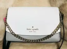 Kate Spade convertible leather crossbody in chain strap purse rare colorway bag 