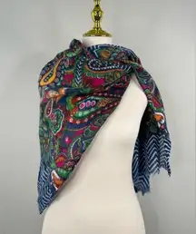 Vera Bradley Venetian Paisley Pattern Scarf