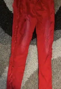 Rue 21 Jeans Skinny Ripped High-Waisted