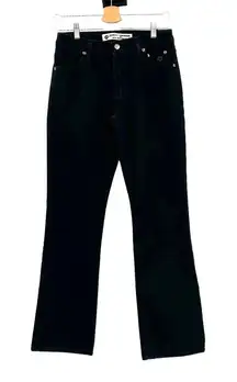 Harley Davidson Cycle Black Stretch Bootcut Jeans Size 6‎