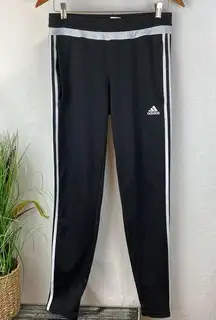 Adidas  Black & White Athletic Zip Pocket & Hem Sport Track Pants M