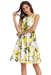 Lemon Summer Dress • Grace Karin