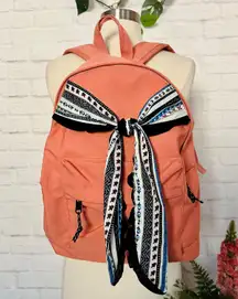 Orange Boho Backpack