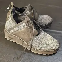 Eileen Fisher Womens Black Wilson Platform Sneakers 9‎