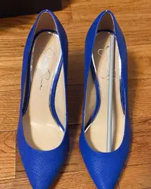 Jessica Simpson Vibrant Blue Heels