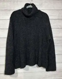 Harley Davison Black Womens Sweater Size 1 W Large Pullover‎ Wool Acrylic