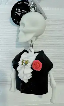 Bath & Body Works GLOW IN THE DARK Skeleton PocketBac holder