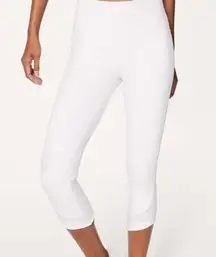Lululemon Lululemon Ready Set Go Crop (21") white size 10