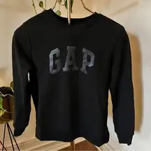 Gap Women’s Crewneck Sweatshirt - Extra Small Black