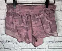 Lululemon Hotty Hot II Short Low Rise‎ Camo Pink Multi 2.5" Size 8 Womens