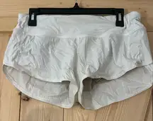 White lululemon shorts