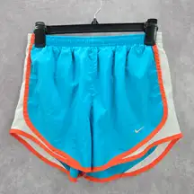 🩷 14. Nike Blue Orange Stripe Pull On Athletic Running Shorts Small