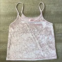 Juicy Couture Velvet Pink Tank Top Size Medium