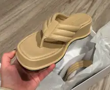 Princess Polly Platform Sandals Tan