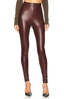 Commado Faux Leather Legging Size Small