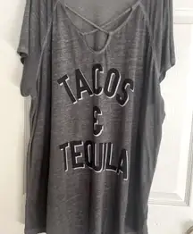 Torrid Tacos & Tequila T-Shirt 3X‎