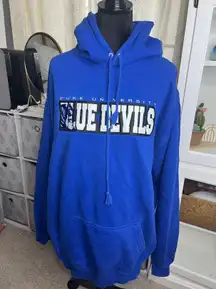 Duke University Blue Devils Oversized Pullover Hoodie Sweatshirt